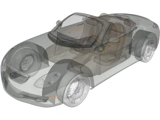 Lexus SC430 (2010) 3D Model preview