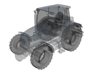 Tractor 3D Model preview