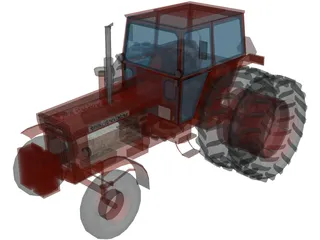 Volvo BM 800 Series Tractor 3D Model preview
