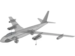 Boeing B-47 3D Model preview