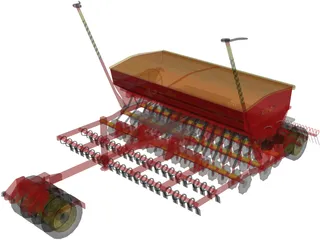 Vaderstad Rapid 400 3D Model preview