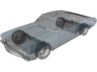 Chevrolet Chevelle (1975) 3D Model preview