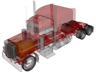 Peterbilt 379 (2009) 3D Model preview
