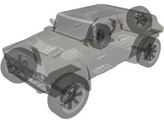 Hummer HX Concept (2010) 3D Model preview