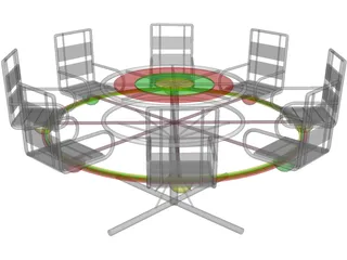 Carousel 3D Model preview