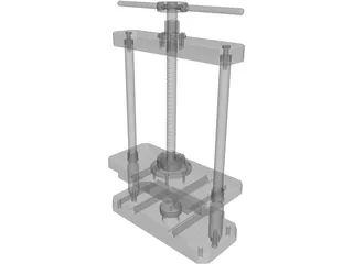 Handpress 3D Model preview