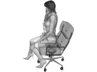 Amy 3D Model preview