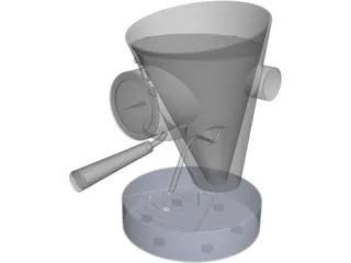 Cafeteira Bugatti 3D Model preview