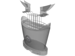 Toast Bugatti 3D Model preview