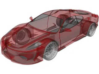 Ferrari F430 (2006) 3D Model preview