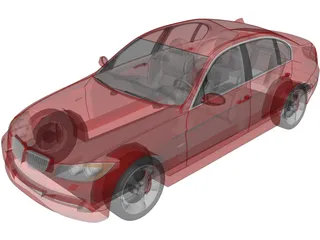 BMW M3 (2006) 3D Model preview