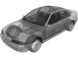 BMW M5 (2002) 3D Model preview