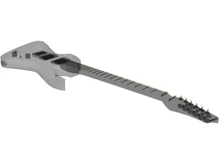 Guitar Electric 3D Model preview