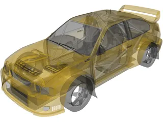 Seat Cordoba WRC 3D Model preview