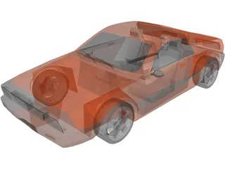 Lancia Beta Montecarlo 3D Model preview
