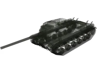 ISU-122 3D Model preview