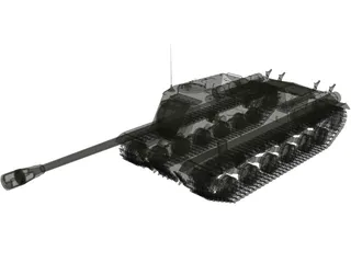 ISU-122S 3D Model preview
