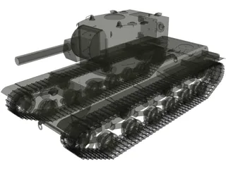 KV-2 3D Model preview