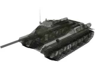 SU-85 3D Model preview
