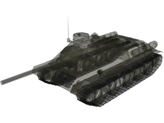SU-100 3D Model preview