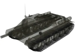 SU-122 3D Model preview