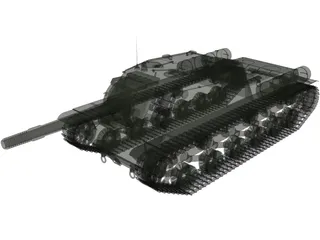 SU-152 3D Model preview