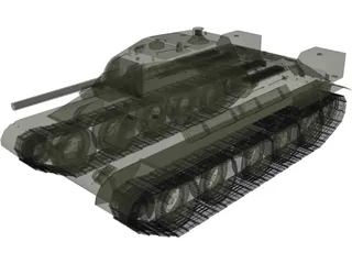 T34 (1976) 3D Model preview
