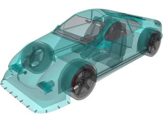 Karmann Concept 3D Model preview