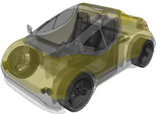 Urban Concept Car 3D Model preview