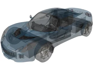 Lotus Elise S2 3D Model preview