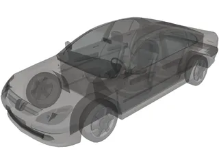 Peugeot 607 3D Model preview