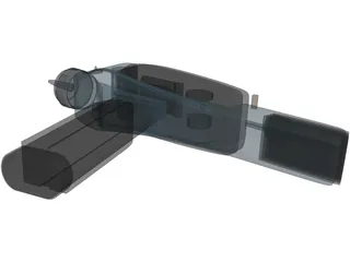 Star Trek TOS Phaser 3D Model preview