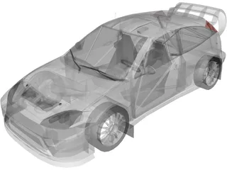 Ford Focus WRC (2003) 3D Model preview