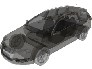 Volkswagen Passat Variant (2006) 3D Model preview
