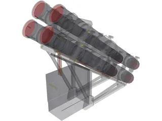 Agm141 Harpoon 3D Model preview