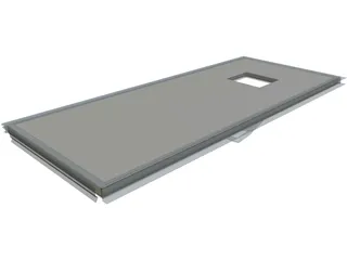 Emergency Door 3D Model preview