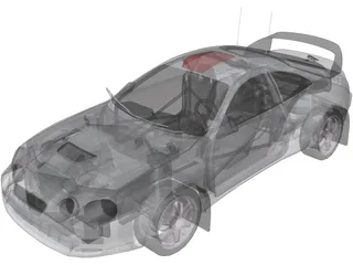 Toyota Celica GT Four (1995) 3D Model preview