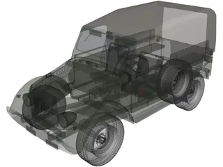 GAZ 69 3D Model preview