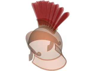 Greek Ancient Helmet 3D Model preview