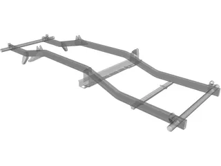 Frame Suzuki SJ 410 3D Model preview