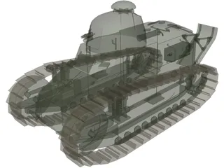 FT-17A 3D Model preview