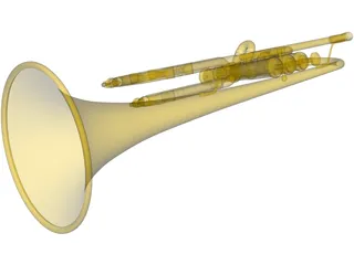 Trumpet 3D Model preview