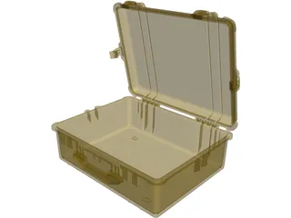 Pelican Case Model 1600 3D Model preview