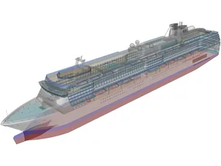 Island Princess 3D Model preview