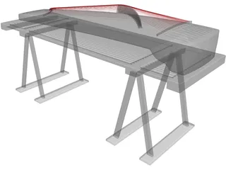 Dulcimer 3D Model preview