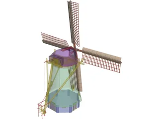 Windmill 3D Model preview
