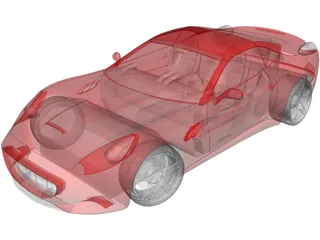 Ferrari California (2009) 3D Model preview