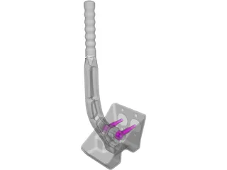 Rally Hand Brake System for AP Pumps 3D Model preview