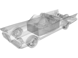 Batmobile (Circa 1966) 3D Model preview