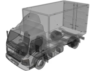 Mitsubishi Fuso 3D Model preview